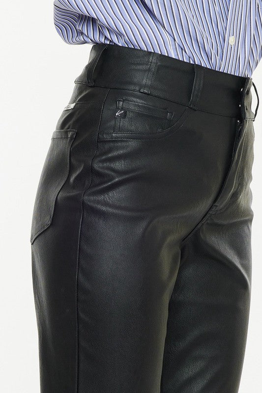 Faux Leather High Rise Skinny