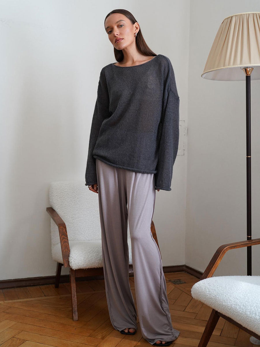 Lightweight Sheer Oversized Sweater