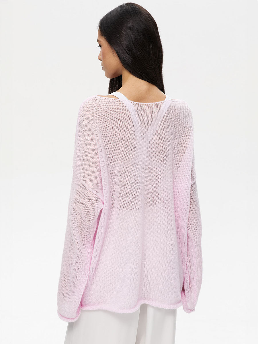 Lightweight Sheer Oversized Sweater